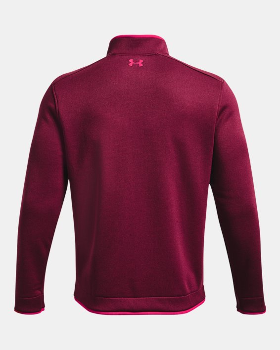 Maillot UA Storm SweaterFleece ½ Zip pour hommes, Pink, pdpMainDesktop image number 6